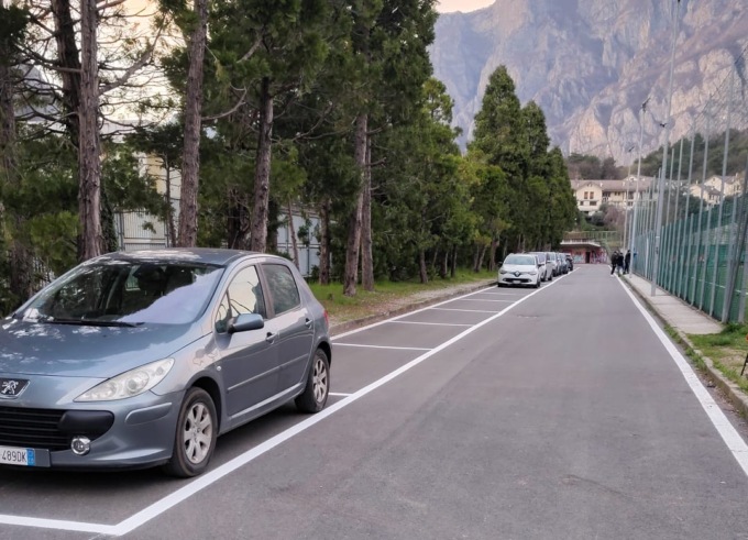 Nuovi parcheggi  al Centro Sportivo Intercomunale Rio Torto