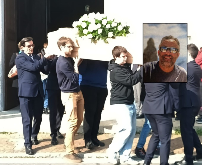 Commosso addio a papà Giorgio Panzeri, “Insegna agli angeli a girarsi in un fazzoletto”