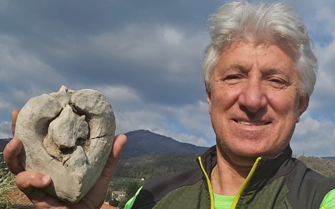 Il Cornizzolo “regala” una conchiglia di 250 milioni di anni fa. La scoperta del lecchese Giamario Maver