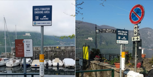 Abbadia: sul lungolago nascono le aree fumatori