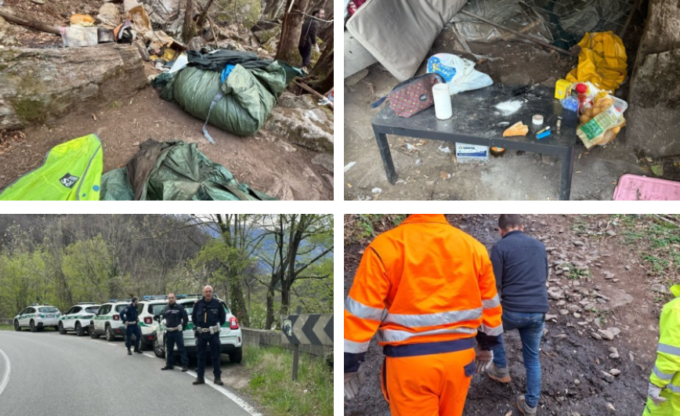 Ripuliti i boschi della droga in Alto Lago: scoperti 10 accampamenti