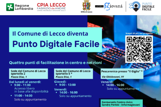 Il Comune di Lecco diventa “Punto digitale facile”