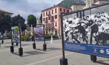 Rugby Lecco festeggia 50 anni di storia: mostra fotografica e aperitivo celebrativo in piazza Cermenati