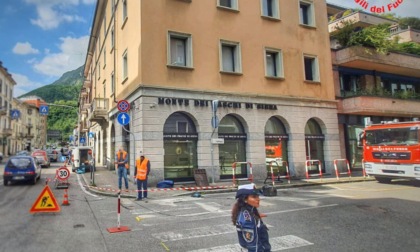 Lecco, fuga di gas in via Leonardo da Vinci: evacuate una banca e una clinica