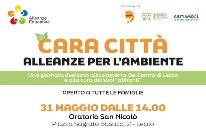 “Cara città”: il 31 maggio a Lecco un pomeriggio di orienteering urbano per le famiglie