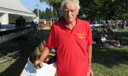 Panathlon Club Lecco omaggia Giuseppe Moioli, oro olimpico e maestro del canottaggio italiano