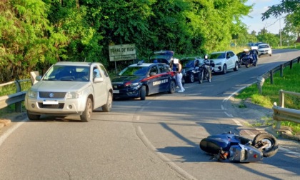 Schianto in scooter a Torre de' Busi: 59enne in codice rosso