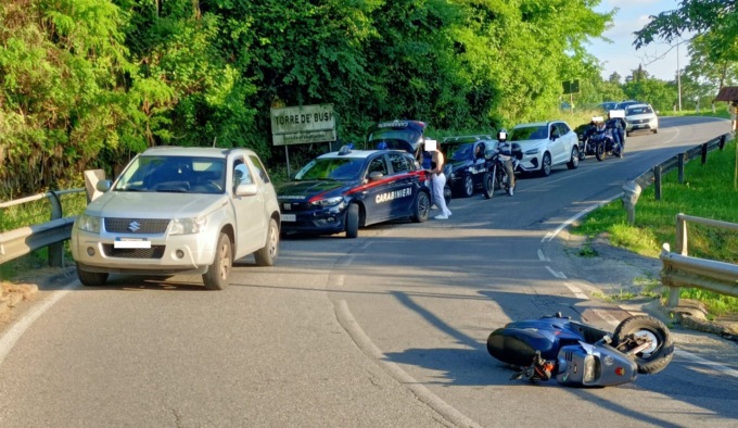 Schianto in scooter a Torre de’ Busi: 59enne in codice rosso