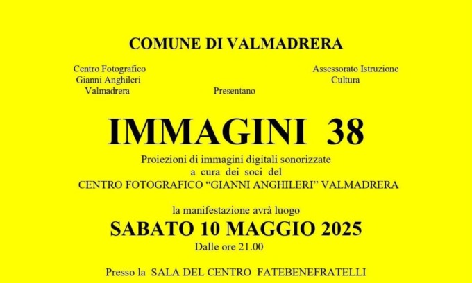 “Immagini 38”, il 10 maggio la serata a cura del centro fotografico “Gianni Anghileri” di Valmadrera