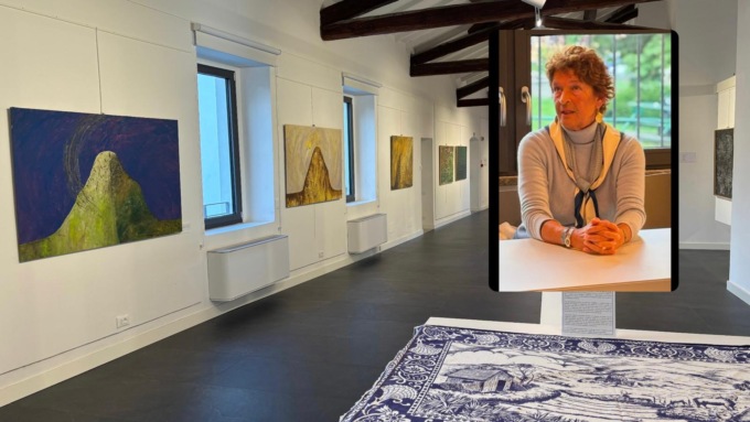 “Lo sguardo e l’infinito”, inaugurata a Valmadrera la mostra di Caline Dalberto