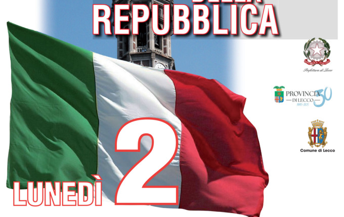 Lecco, la città si prepara a celebrare la Festa della Repubblica