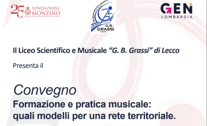 “Formazione e pratica musicale”, il 22 un convegno al liceo Grassi di Lecco