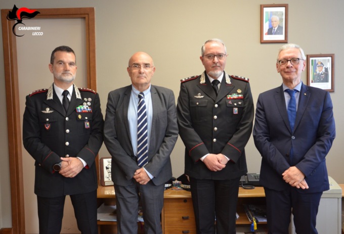Lecco: visita del Generale di Divisione Giuseppe De Riggi al Comando Provinciale Carabinieri