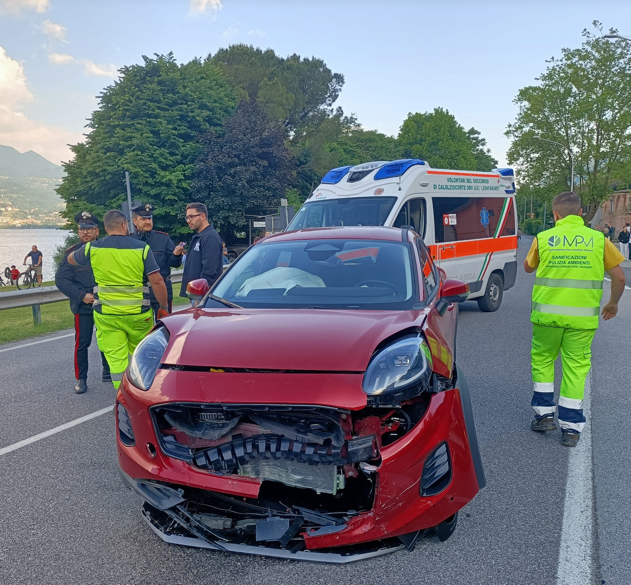 pescate grave incidente stradale 3