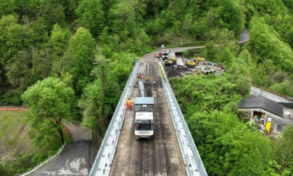 Premana, lavori sul ponte Varrone verso la conclusione