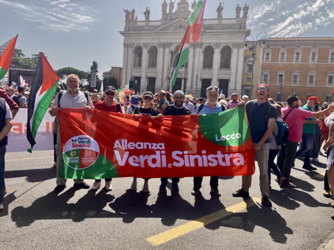 AVS Lecco a Roma: “Stop al massacro a Gaza, serve subito un cessate il fuoco”