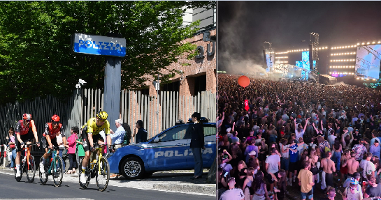 Giro d’Italia e Nameless: sicurezza garantita dalle forze dell’ordine
