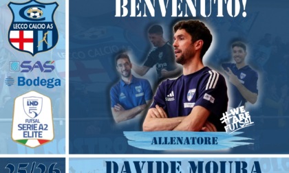 Serie A2 Èlite: Davide Moura è il nuovo allenatore del Lecco Calcio a 5
