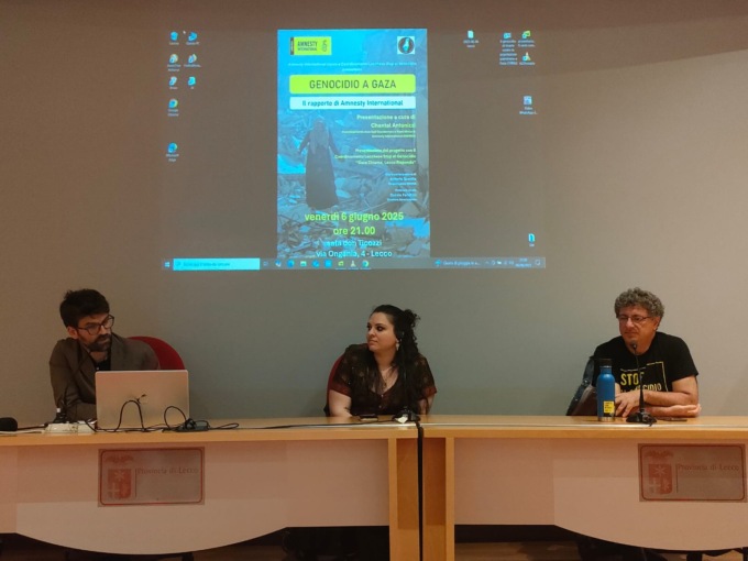 “Genocidio a Gaza”: Amnesty presenta il suo rapporto a Lecco