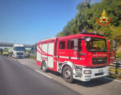 Incidente in Ss36 con un tir che trasporta gas