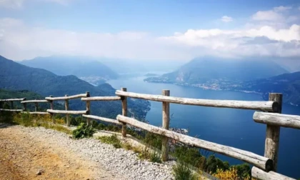 Lavori di sistemazione sulla strada agro-silvo-pastorale tra Dervio e Bellano