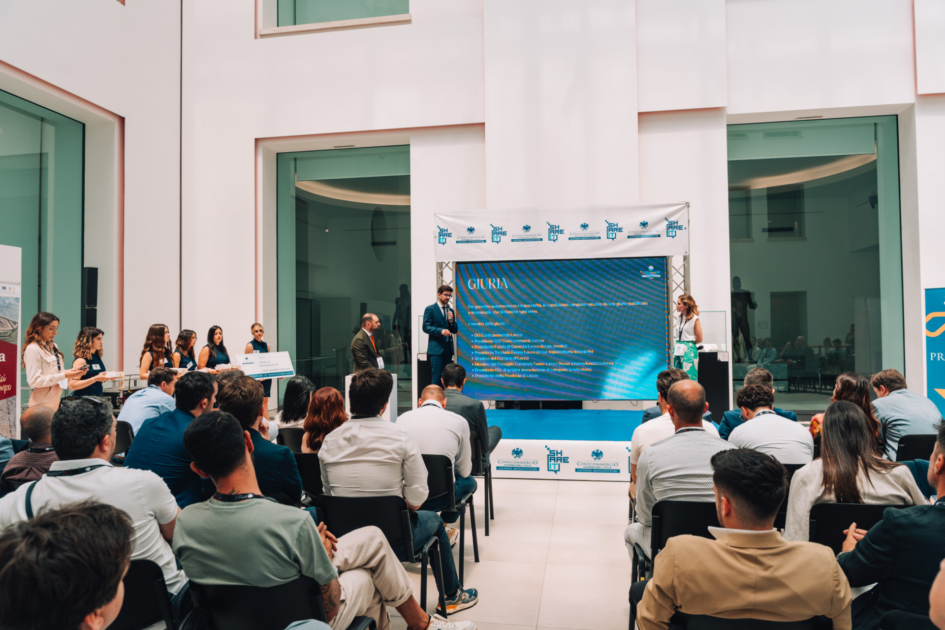 giovani share it 2025 premio palco