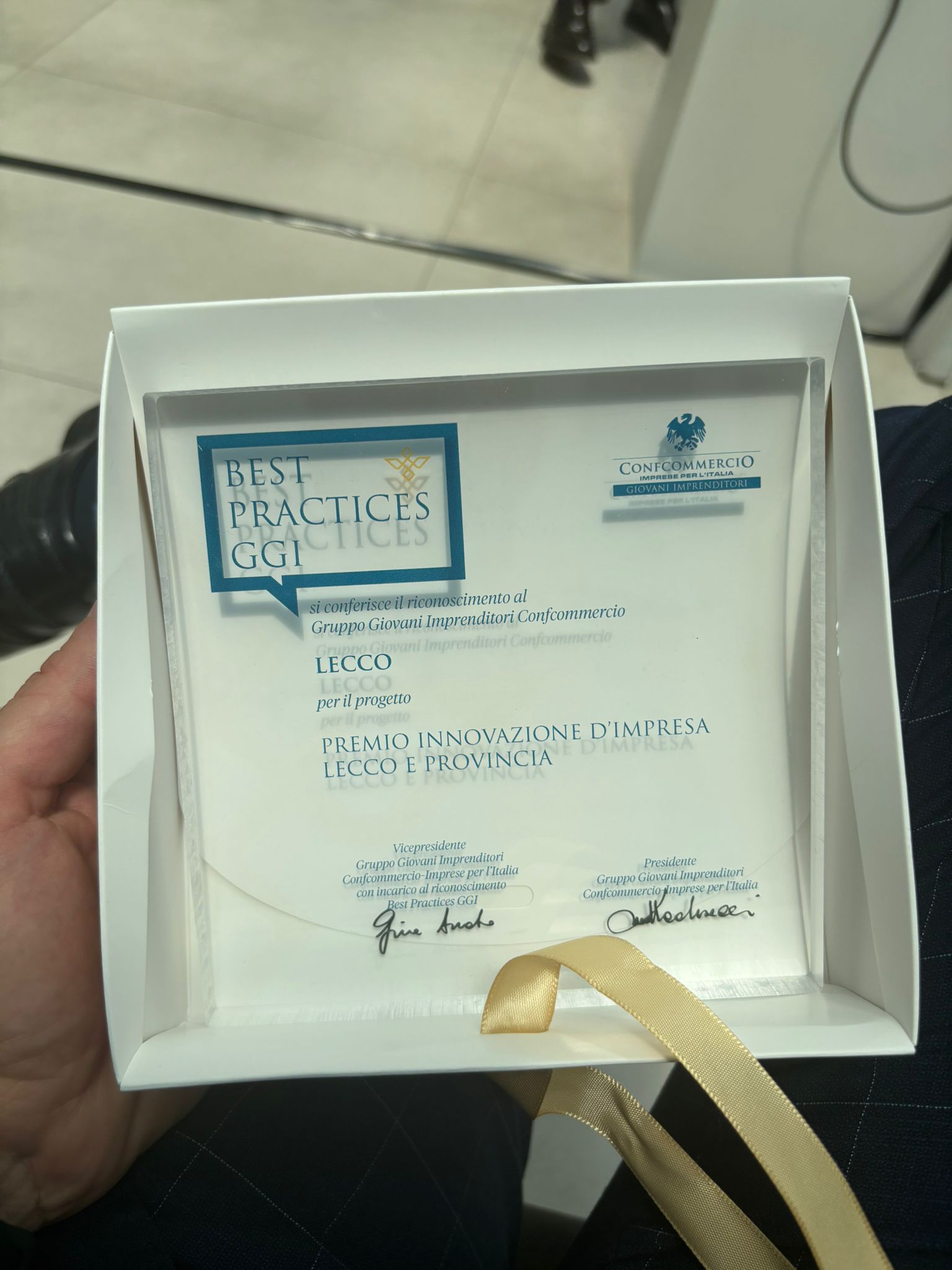 giovani share it 2025 premio targa