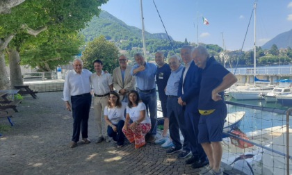 Andrea Oriana pronto a compiere il giro del lago di Como