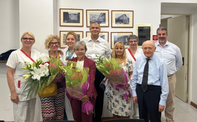 In pensione tre storiche infermiere della Casa di Riposo Airoldi e Muzzi di Lecco