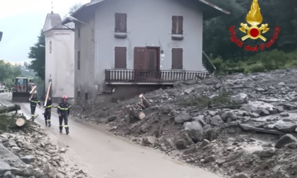Disastro maltempo in Valtellina: continua l’intervento dei soccorritori anche di Lecco