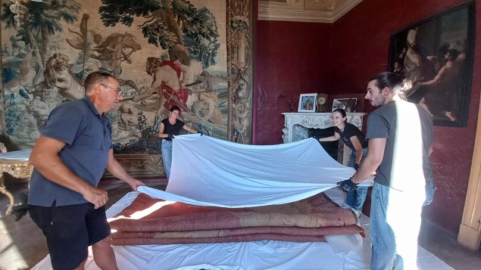 Restauro delle sale Rossa e Nera di Villa Monastero: 90.000 dollari da Groeneveld-Beka Italia e Fondazione Timken