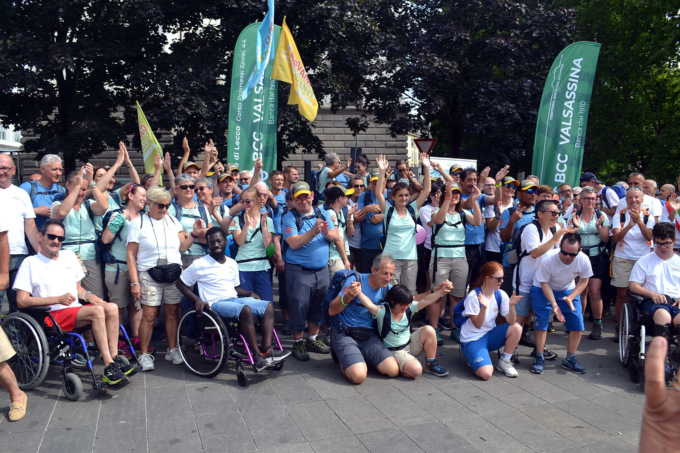 Trekking inclusivo: la Carovana del Viandante è arrivata a Lecco