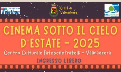 "Cinema sotto il cielo d'estate", al via la rassegna cinematografica valmadrerese