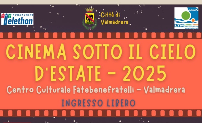 “Cinema sotto il cielo d’estate”, al via la rassegna cinematografica valmadrerese
