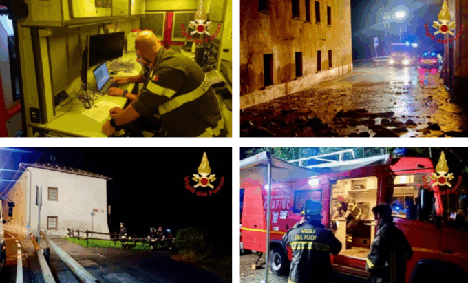 Bomba d’acqua in Valtellina: frane ed evacuazioni. Allerta gialla su Lecco