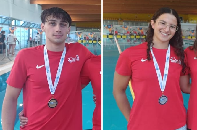 Nuoto giovanile: brillano Tommaso Devignani e Arianna Redaelli di Abbadia ai Campionati di Lodi