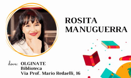 Leggermente: "Serata con l'autore" a Olginate, domani sera arriva Rosita Manuguerra