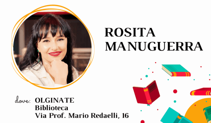 Leggermente: “Serata con l’autore” a Olginate, domani sera arriva Rosita Manuguerra