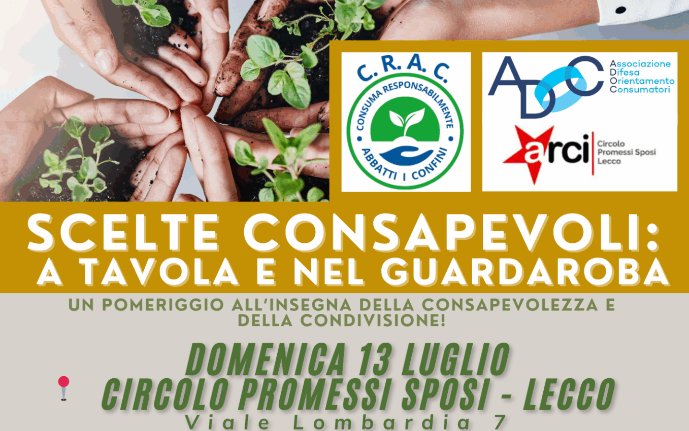 Volantino Circolo Promessi sposi CRAC - 13 Luglio
