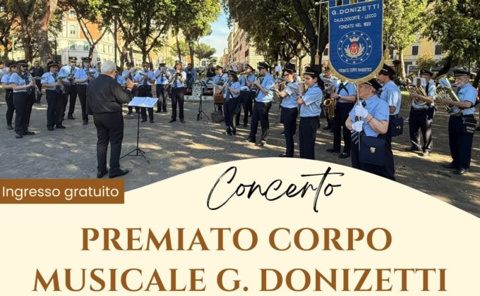 Malgrate, il 4 luglio il concerto del Corpo musicale Donizetti di Calolziocorte