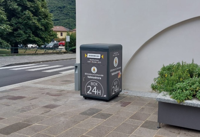Valmadrera, installato il box per la restituzione dei libri