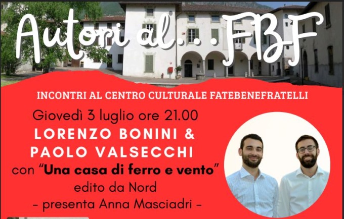 “Una casa di ferro e di vento”: il 3 luglio la presentazione a Valmadrera