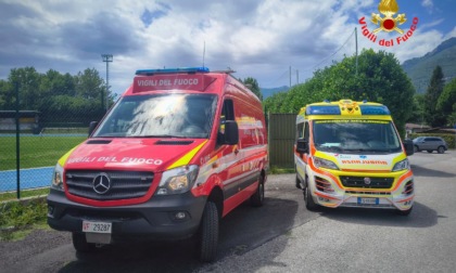 Precipita nel torrente Valvarrone, salvato 70enne in ipotermia