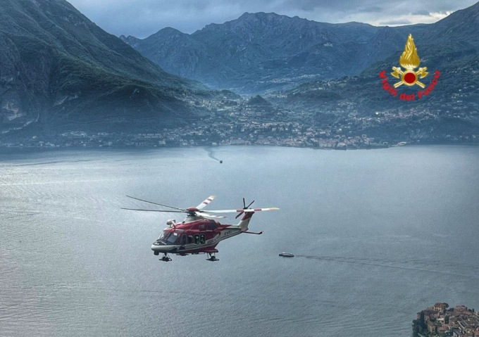 Surfista disperso sul Lago: salvato dai Vigili del Fuoco