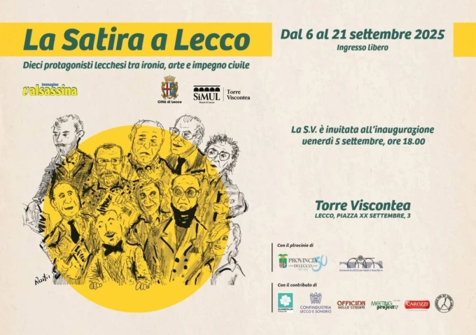 La satira a Lecco in Torre Viscontea