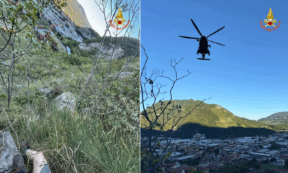 Valmadrera: pompiere ferito durante i soccorsi a due escursionisti