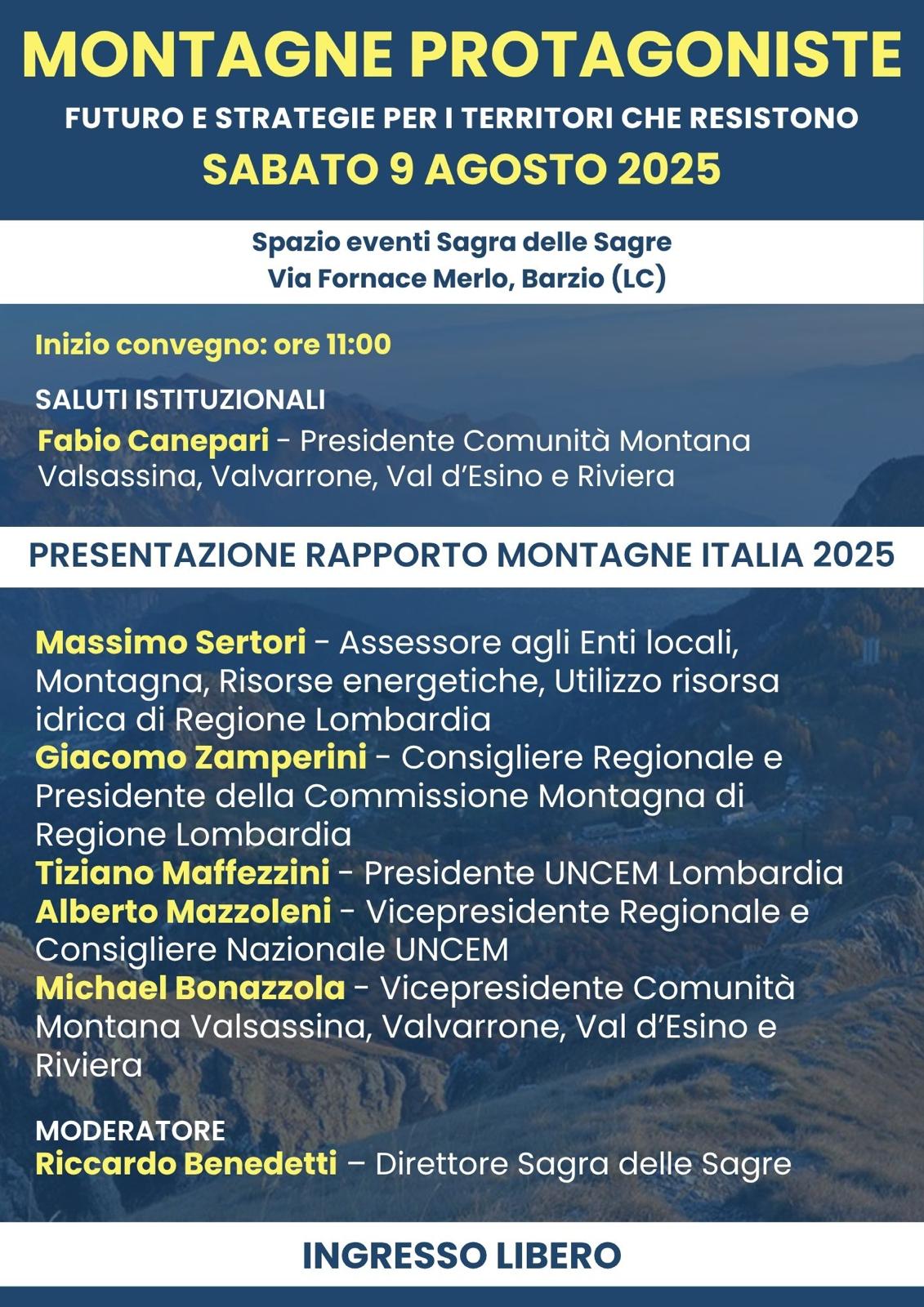 Programma Montagne protagoniste