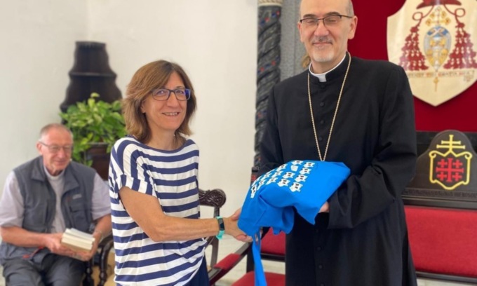 L’appello dei sindaci contro la guerra a Gaza consegnata a monsignor Pizzaballa