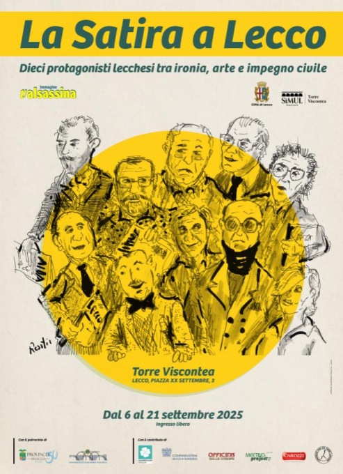 “La satira a Lecco”: dal 6 settembre la mostra in Torre Viscontea