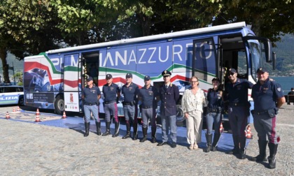 Guida responsabile: tappa a Colico per il Pullman Azzurro della Polizia di Stato